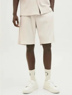 JPSTKARL INTERLUDE PLISSE SHORTS MID - Shorts