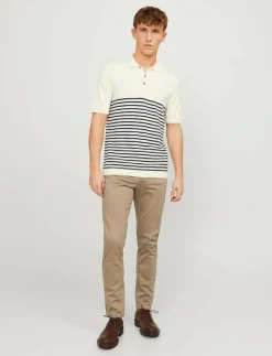 JPSTMARCO BOWIE SA BEIGE NOOS - Chinos