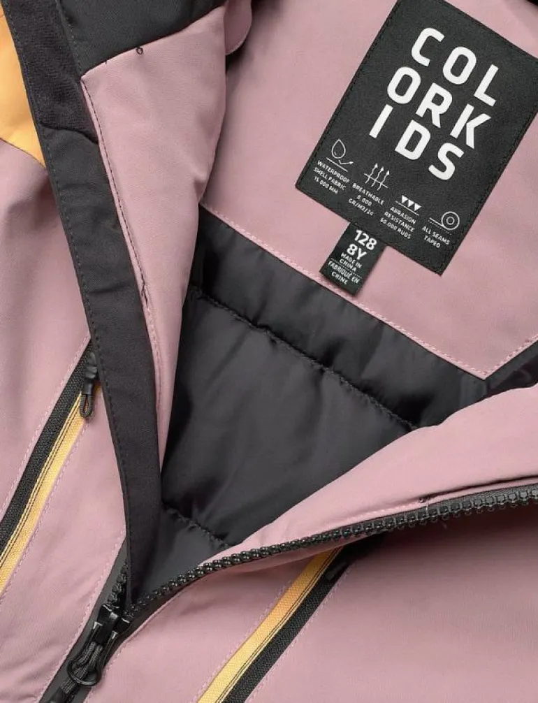 Jr. Ski Jacket -Colorbl. - Vinterjacka