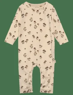 Jumpsuit L/S Printed - Långärmad bodysuit