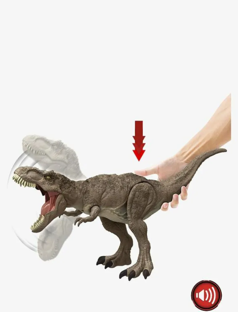Jurassic World Chaos Theory All-Out Attack Tyrannosaurus Rex Dinosaur Action Figure Toy - Djur