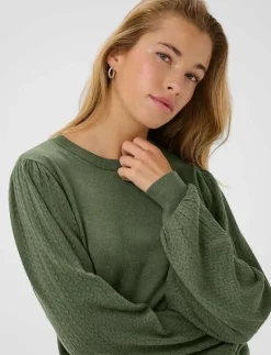 KAlone Pointelle Pullover - Stickat