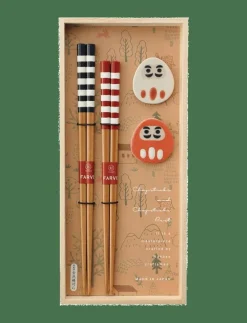Kawai gåvoset ätpinnar och pinnstöd Ränder - Ätpinnar