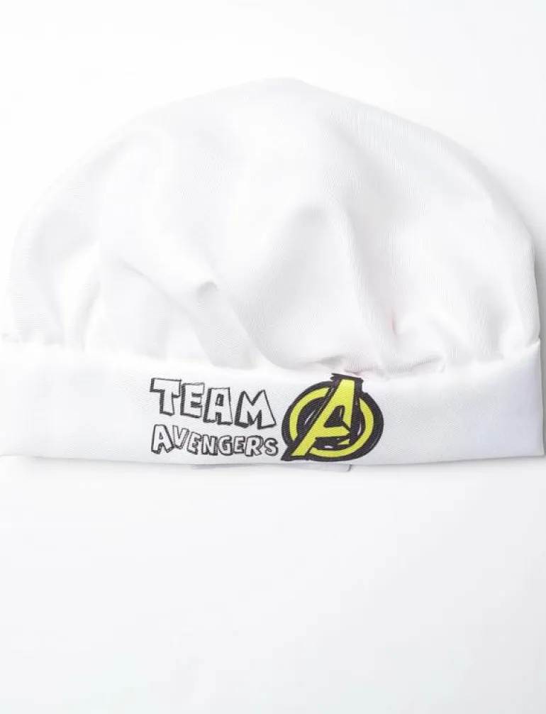 Kids Apron + hat - Avengers 001 - Förkläde