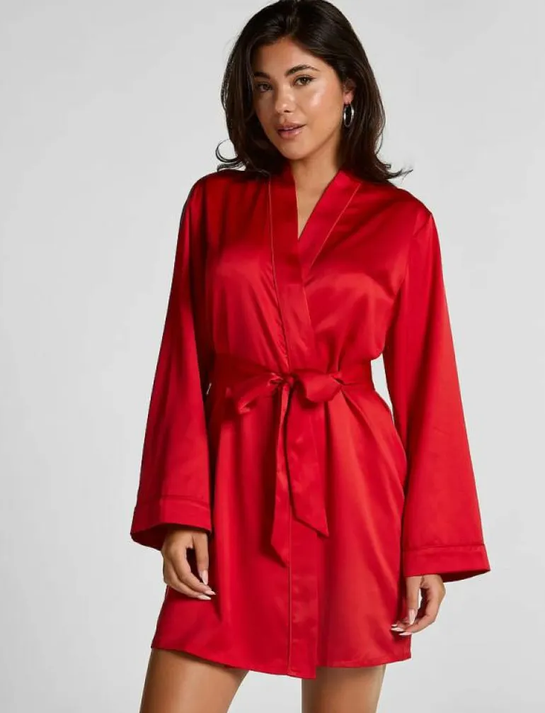 KIMONO SATIN - Morgonrock