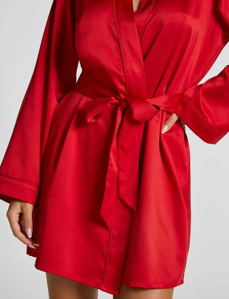 KIMONO SATIN - Morgonrock