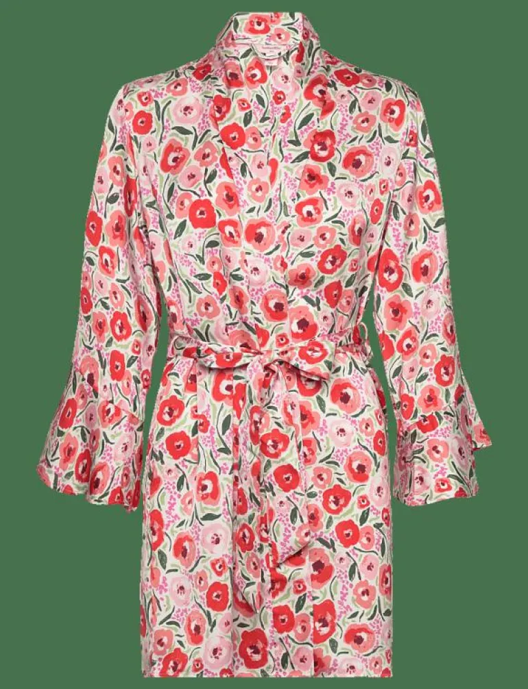 Kimono Satin Funky Floral - Kimonos