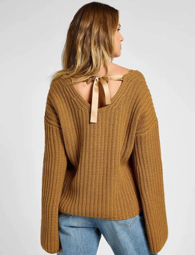 KIMONO SLEEVE KNIT - Stickat