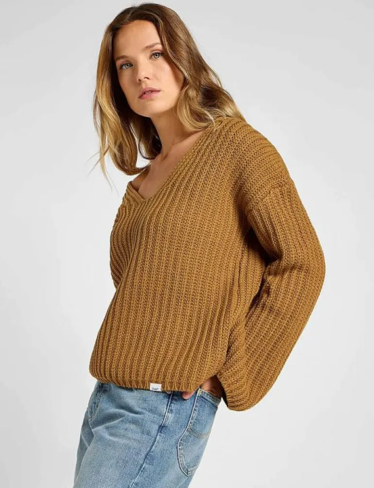 KIMONO SLEEVE KNIT - Stickat