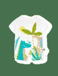 Knit play suit - Kortärmad bodysuit