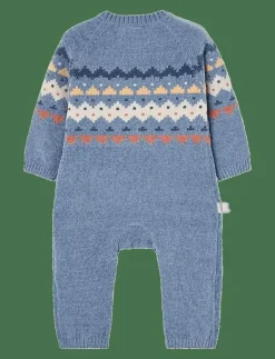 Knitted play suit for baby - Långärmad bodysuit
