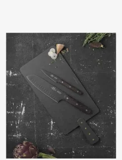 Knivset Phenix 2 delar Svart/Trä - Knivset
