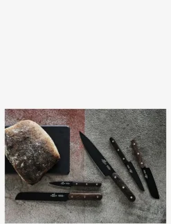 Knivset Phenix 5 delar Svart/Trä - Knivset