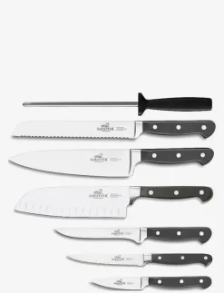 Knivset Pluton 7 delar Stål/Svart - Knivset