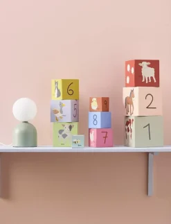 Kuber papp 1-10 AIDEN - Stapelbara klossar