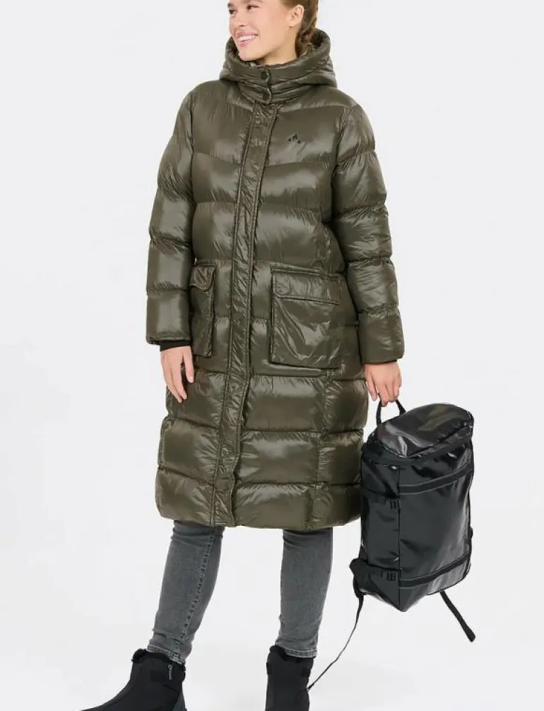 Lakewood W Long Puffer Jacket - Dunkappor