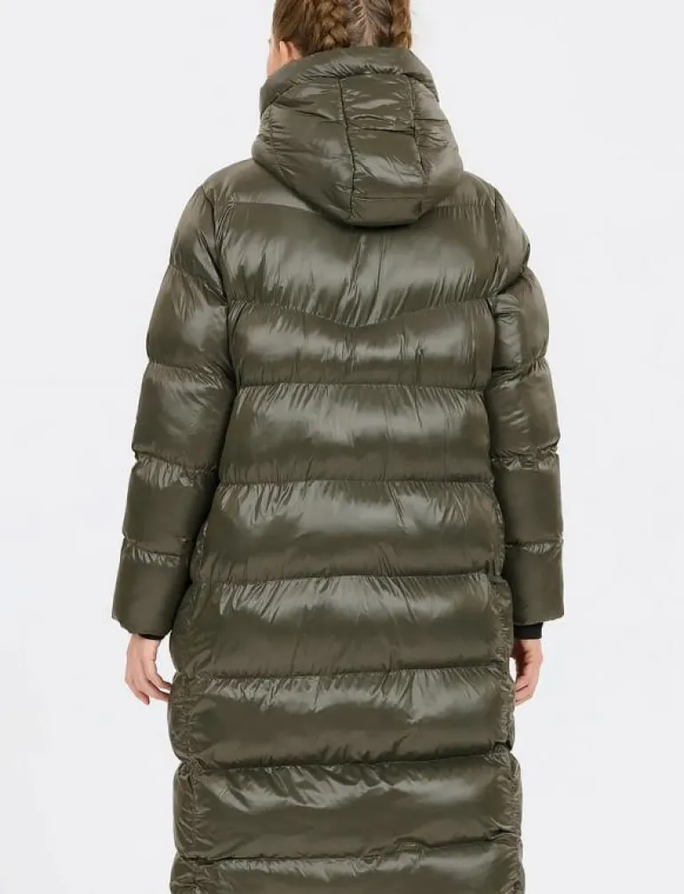 Lakewood W Long Puffer Jacket - Dunkappor