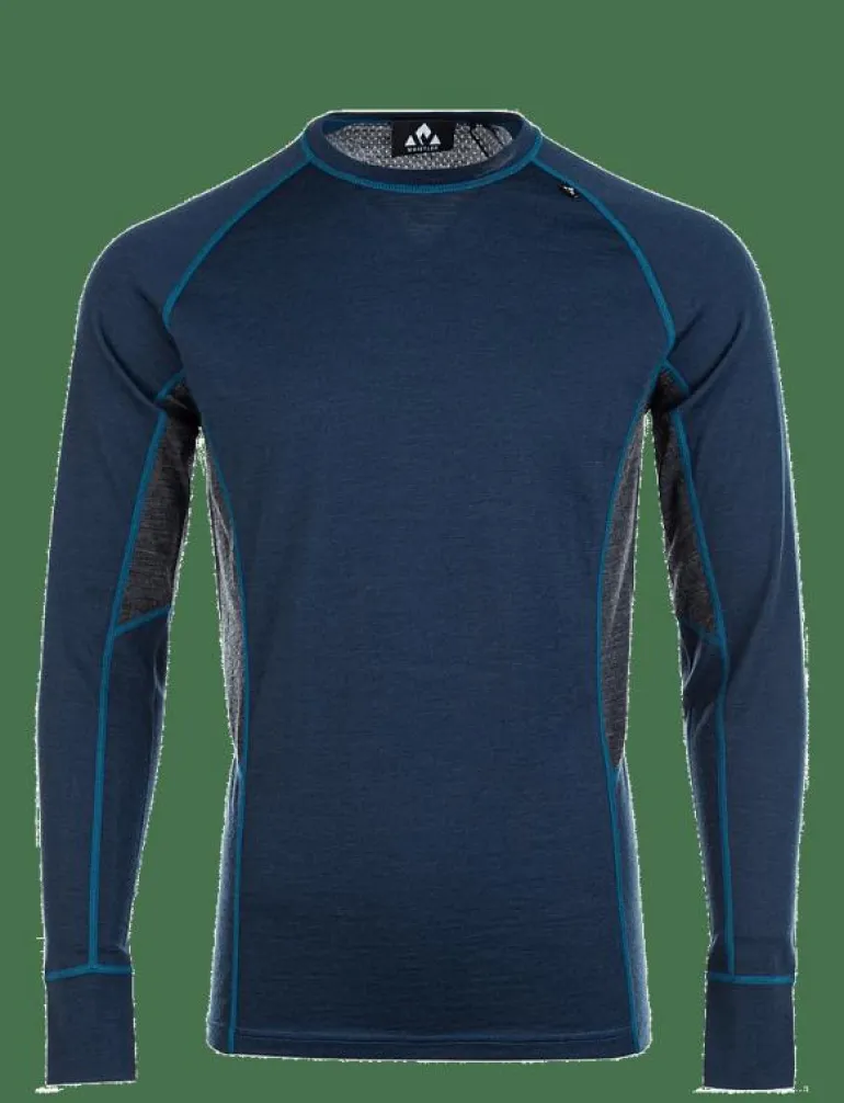 Lapas M L-S Wool Mesh Baselayer Tee - Underställströja