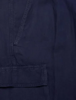 Lateef Slim Tapered Fit Linen Cargo Pant - Linnebyxor