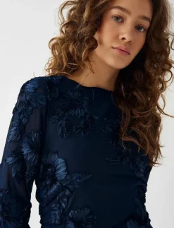 Lavinia L/S Dress - Midiklänningar