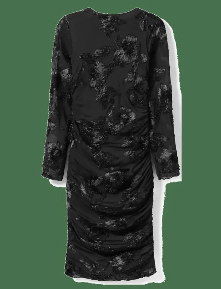 Lavinia L/S Dress - Midiklänningar