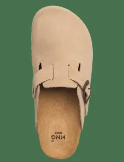 Leather clogs with buckle - Clogs
