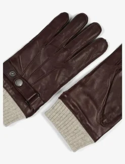 Leather Gloves Carl - Fingervantar