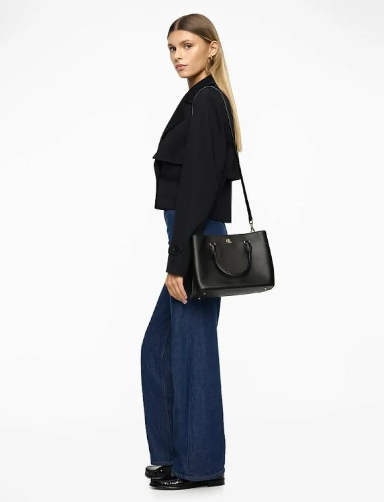 Leather Small Marcy Satchel - Axelremsväskor