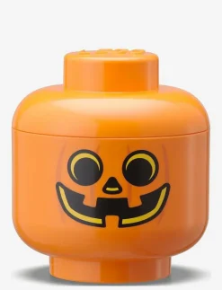 LEGO STORAGE HEAD (MINI) - PUMPKIN - Förvaringslådor