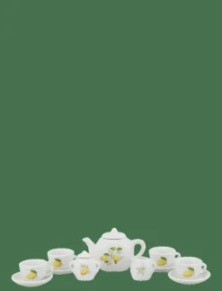 Lemon 12 pcs porcelain tea set - Leksakskök & Tillbehör