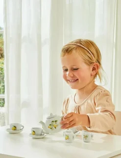 Lemon 12 pcs porcelain tea set - Leksakskök & Tillbehör