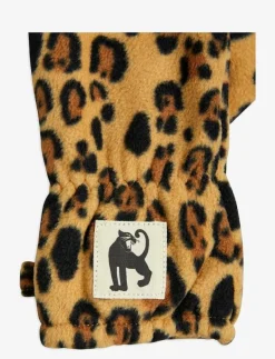 Leopard fleece mittens - Vantar