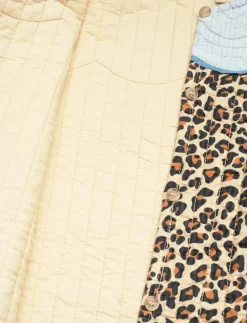 Leopard Jacket with Clouds - Quiltade jackor