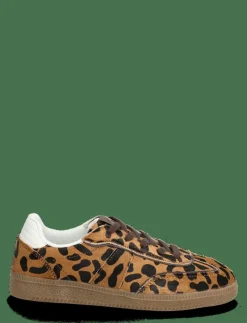Leopard leather sneakers - Låga sneakers