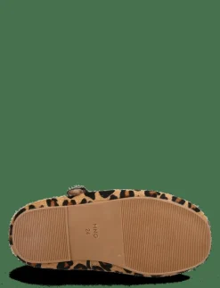 Leopard-print leather ballerinas - Ballerinaskor & Slip-ons