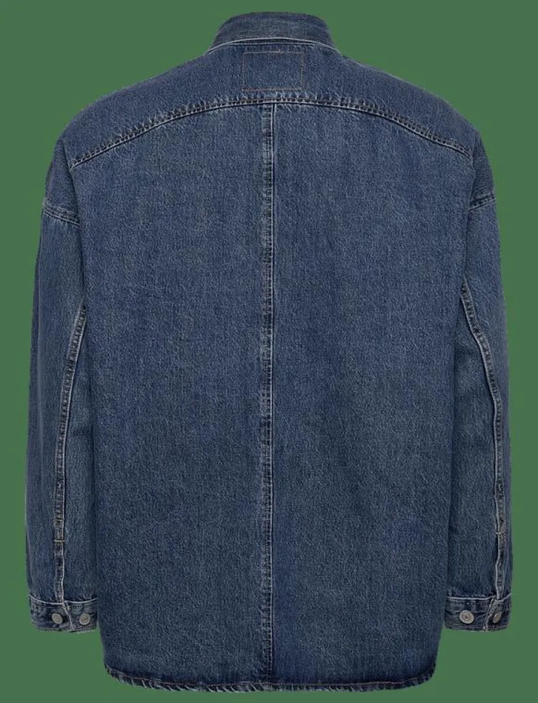 LEVIS TWIST SHACKET LETS DO TH - Ofodrade jeansjackor