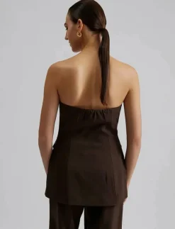 Lex tailored bustier top - Långärmade t-shirts