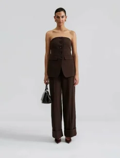 Lex tailored bustier top - Långärmade t-shirts