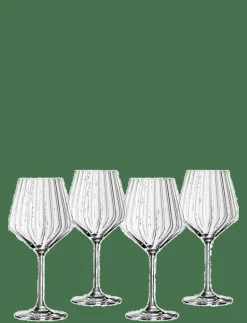LifeStyle Burgundy glass 4-p - Vinglas
