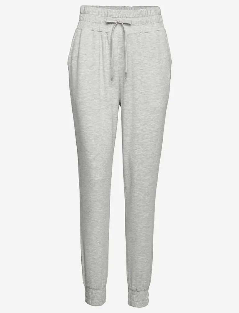 Light Grey Melange Comfy Sweatpants - Sweatpants