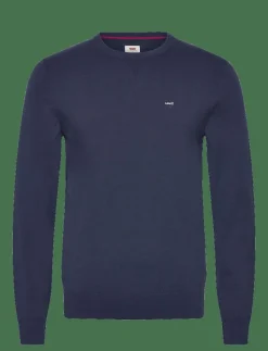 LIGHTWEIGHT HM SWEATER NAVAL A - Rundhalsad