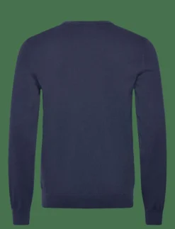 LIGHTWEIGHT HM SWEATER NAVAL A - Rundhalsad