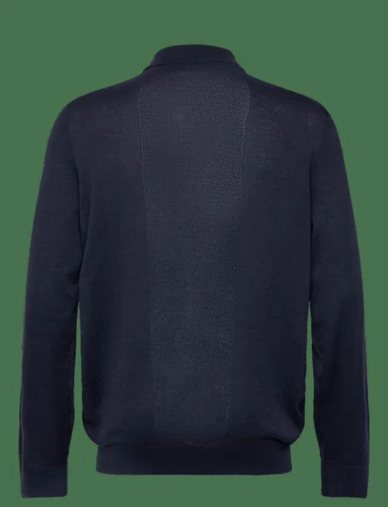 Lightweight Knitted Collared Cardigan - Stickat