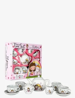 Lillie & Ellie - 12 pcs porcelain tea set - Leksakskök & Tillbehör