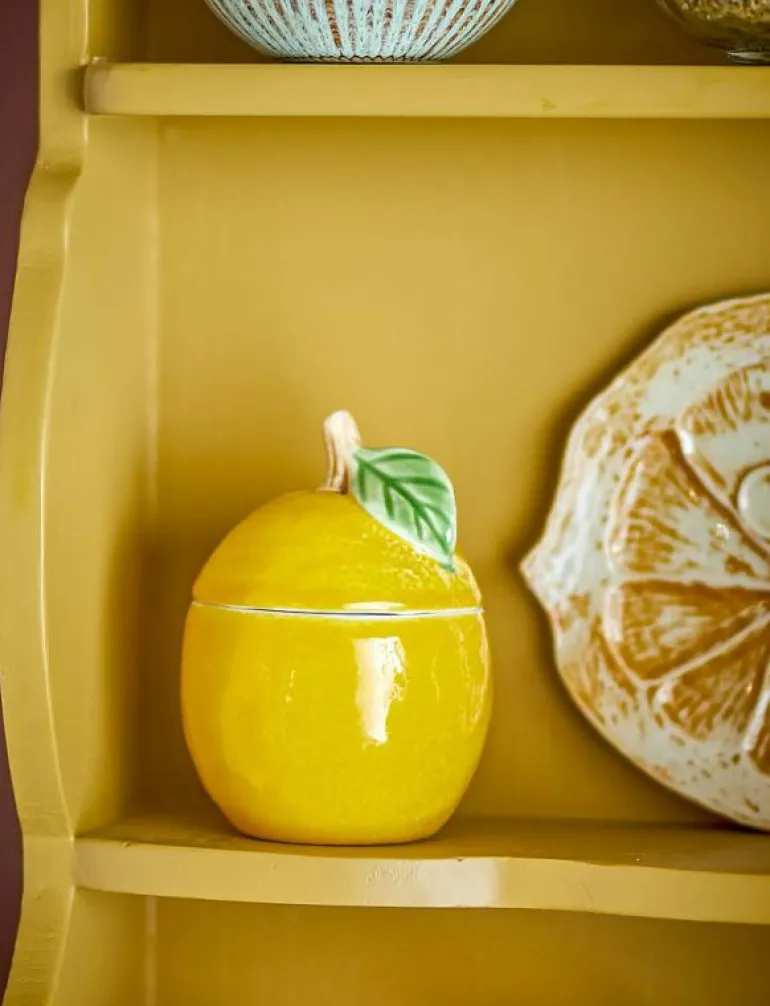 Limone Jar w/Lid - Förvaringsburkar