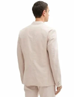linen blazer - Enkelknäppta kavajer
