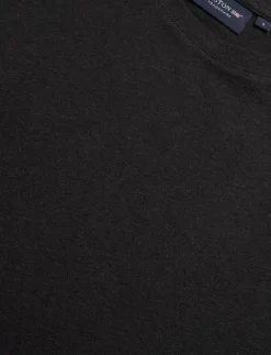 Linen Blend Boxy Tee - T-shirts