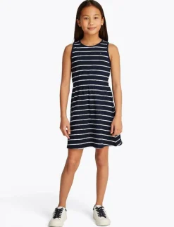 LINEN JERSEY DRESS SLVLS - Ärmlösa vardagsklänningar