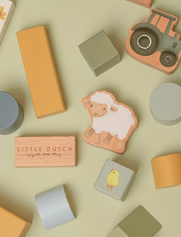 Little Dutch - Building Blocks Little Farm - Byggklossar