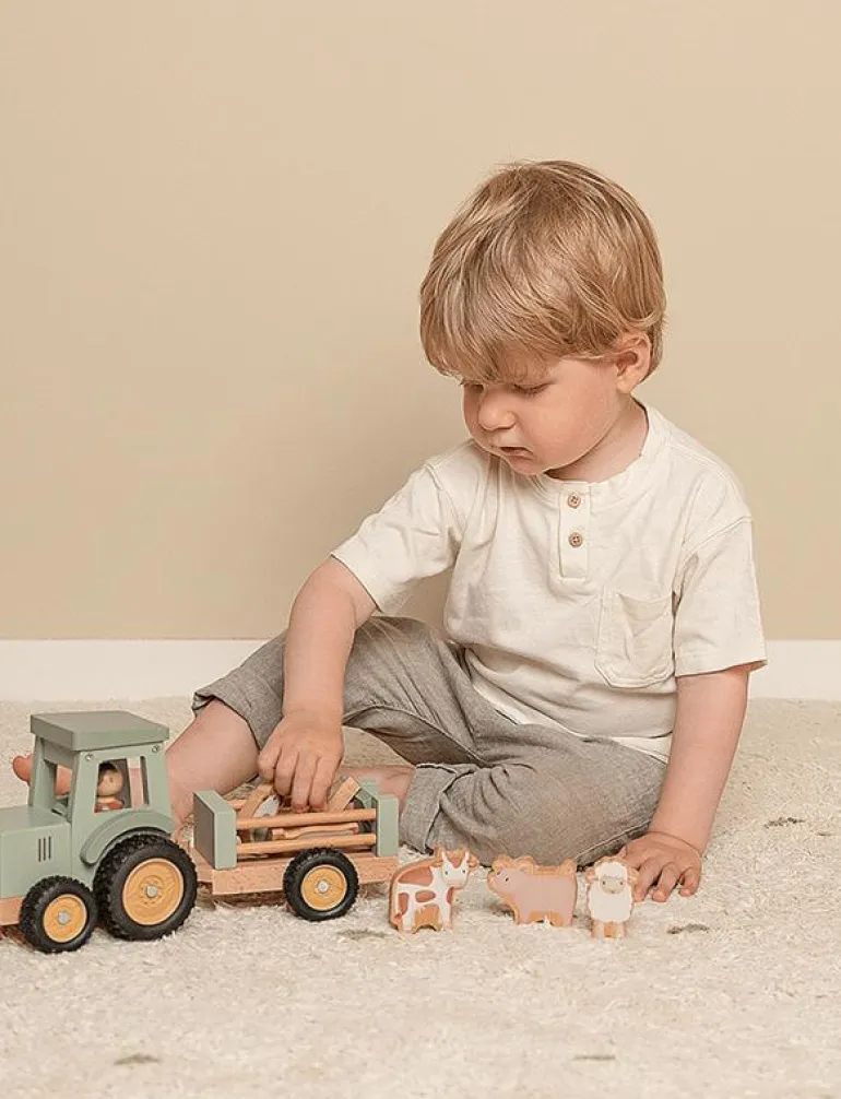 Little Dutch - Tractor with trailer Little Farm - Traktorer